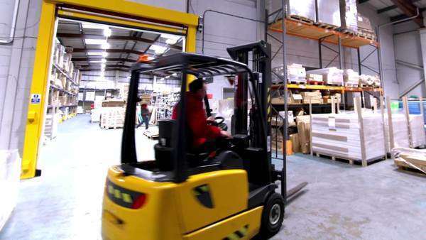 workers and forklift truck driver in a busy warehouse or factory timelapse royalty free - Duties Of A Forklift Operator workers and forklift truck driver in a busy warehouse or factory timelapse royalty free - Duties Of A Forklift Operator