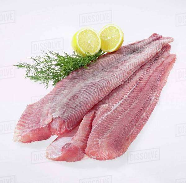 Fresh catfish fillets Stock Photo Dissolve
