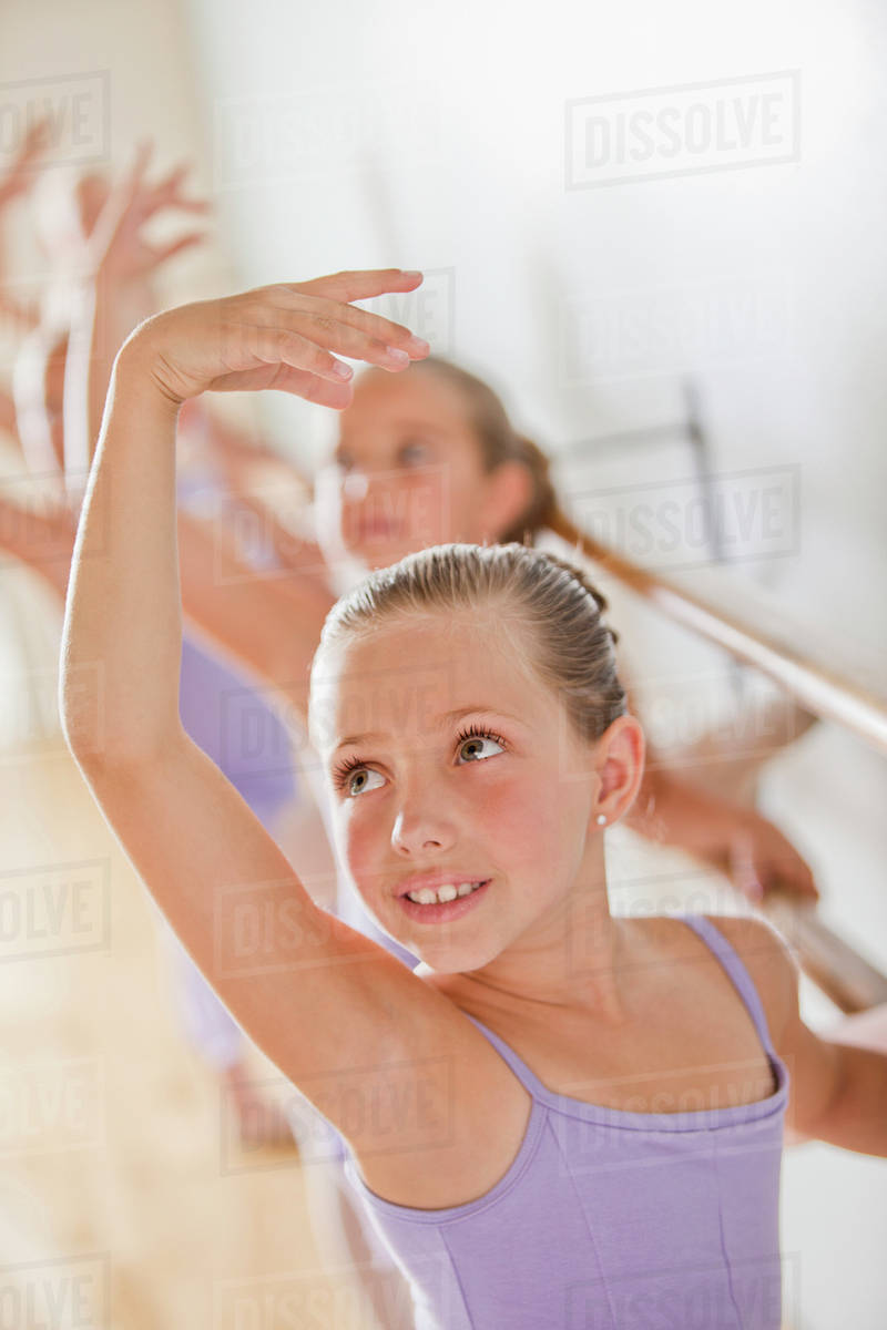 Female ballet dancer (68) in dance studio Stock Photo Dissolve