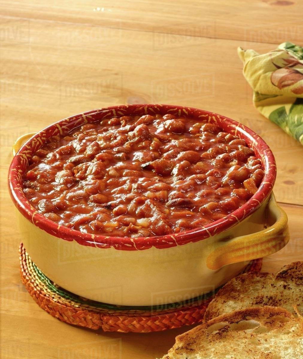 Oklahoma baked beans, USA Stock Photo Dissolve