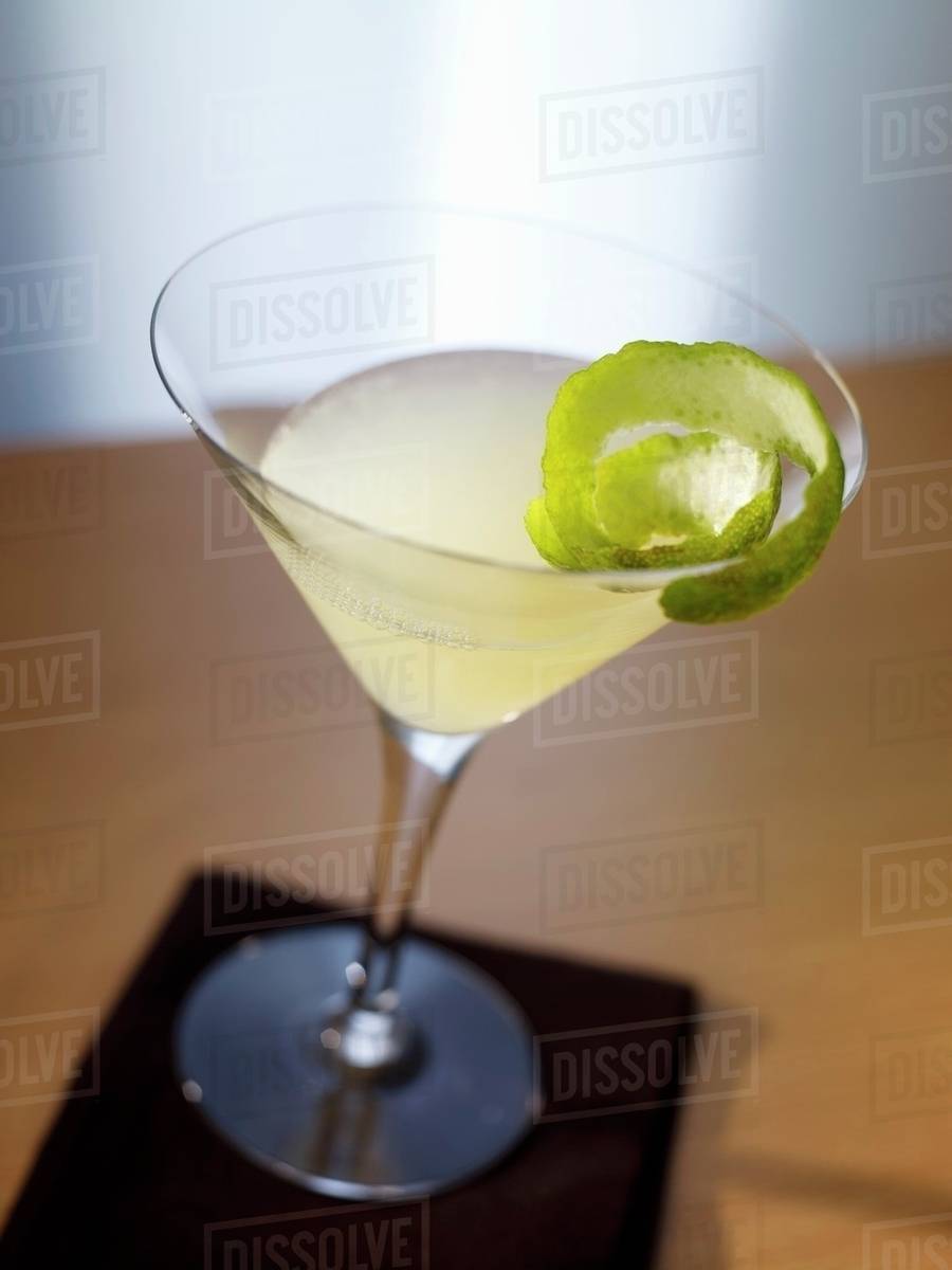 'Kamikaze' (cocktail with vodka and lime juice) Stock Photo Dissolve