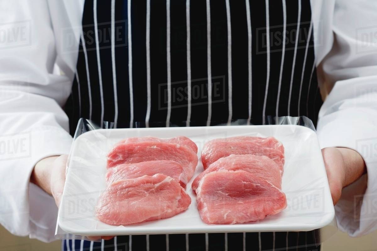 Veal loin steaks Stock Photo Dissolve