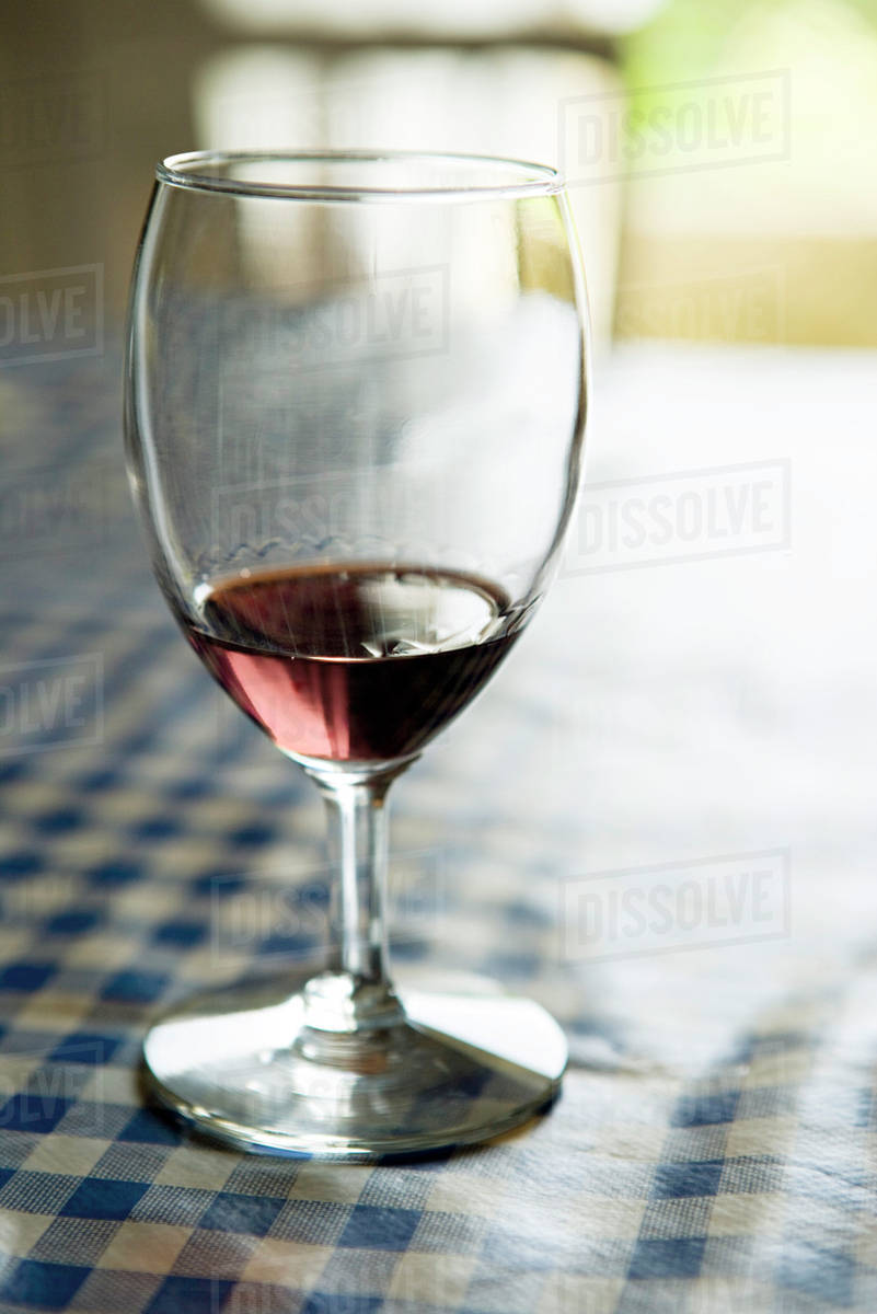 Glass of sherry, close-up - Stock Photo - Dissolve