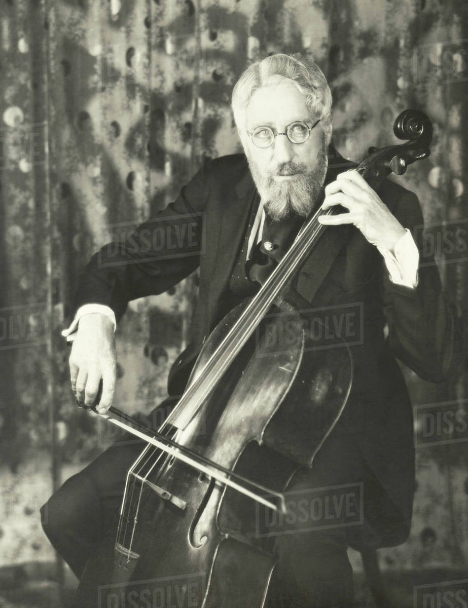 Double bassist Stock Photo Dissolve