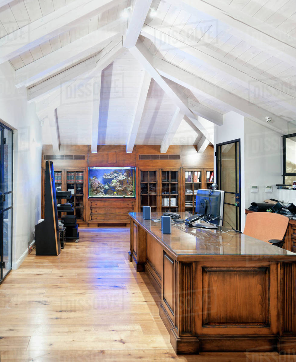 Luxury home office Stock Photo Dissolve