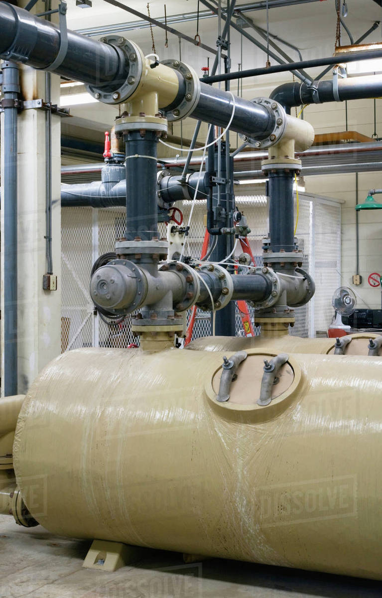 Industrial Processing Plant Stock Photo Dissolve