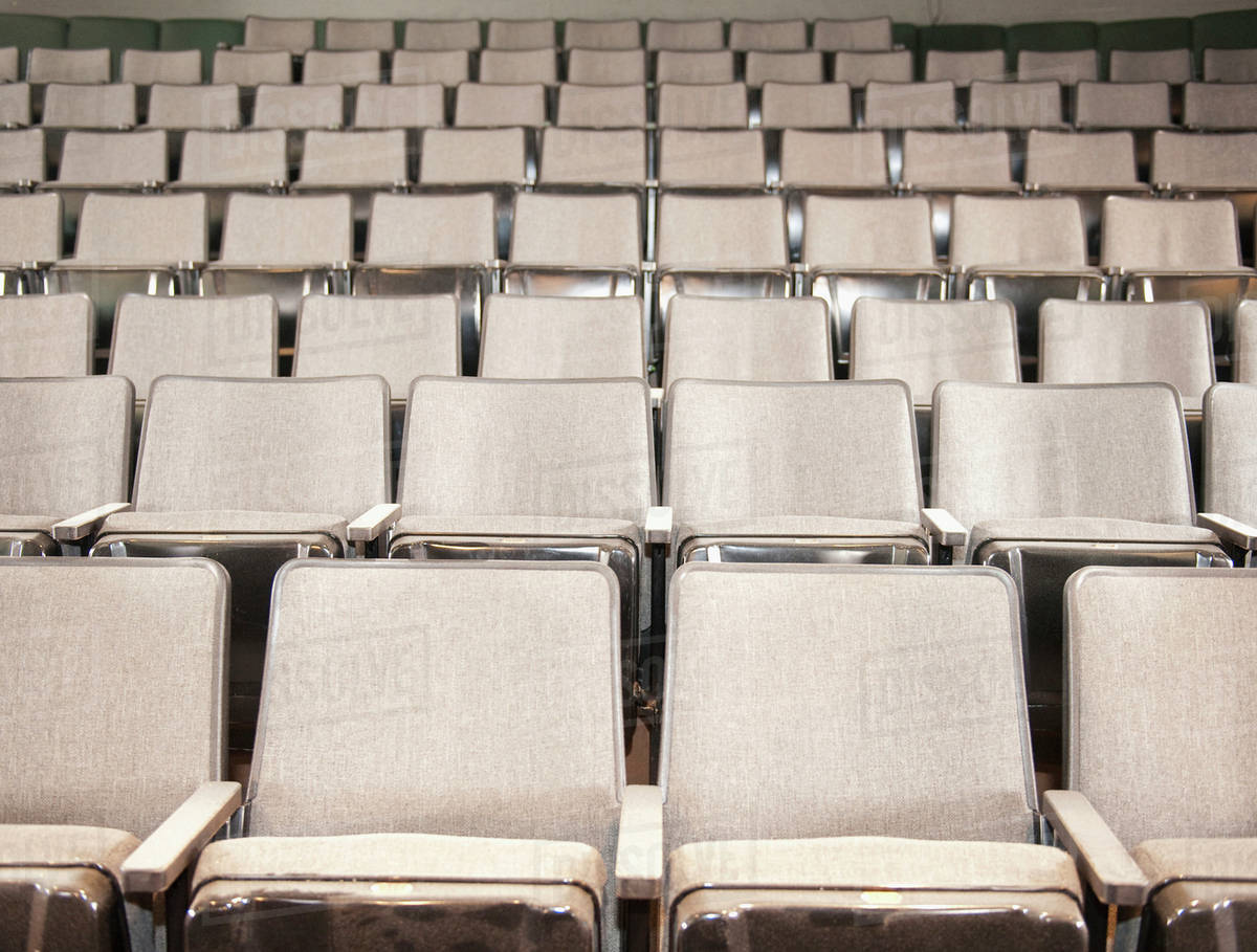 Empty seats in auditorium Stock Photo Dissolve