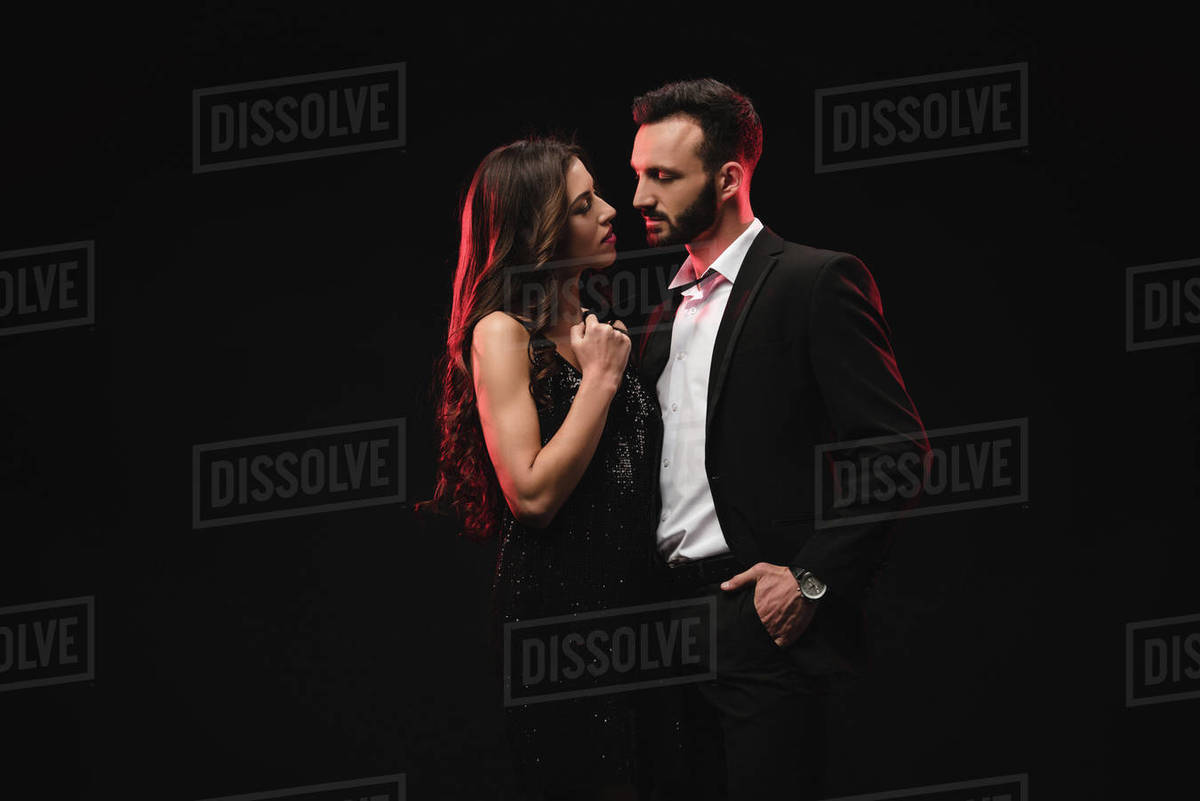 black suit and dress couple 2pc Black Pinstripe (Love You) Single Breasted / Two Piece Suit Italia  A  Hand Tailored Suit