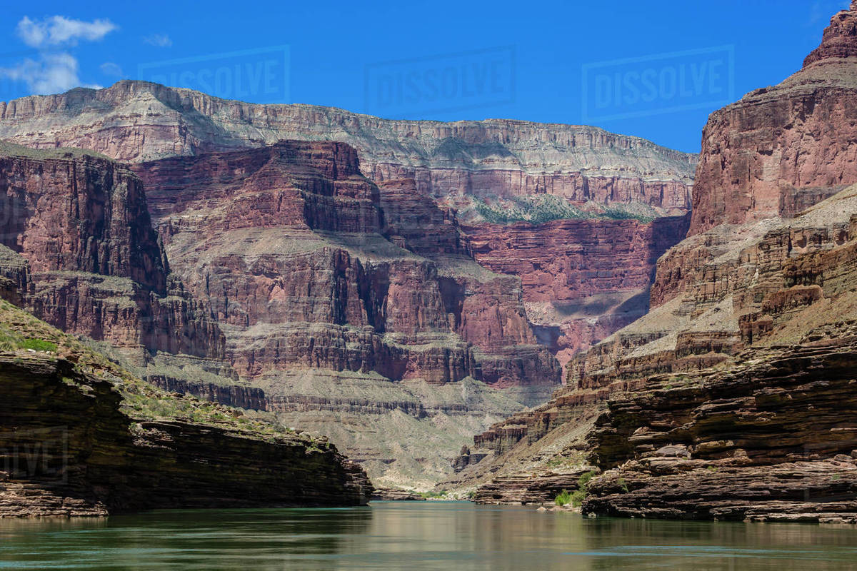 Floating down the Colorado River, Grand Canyon National Park, UNESCO World Heritage Site