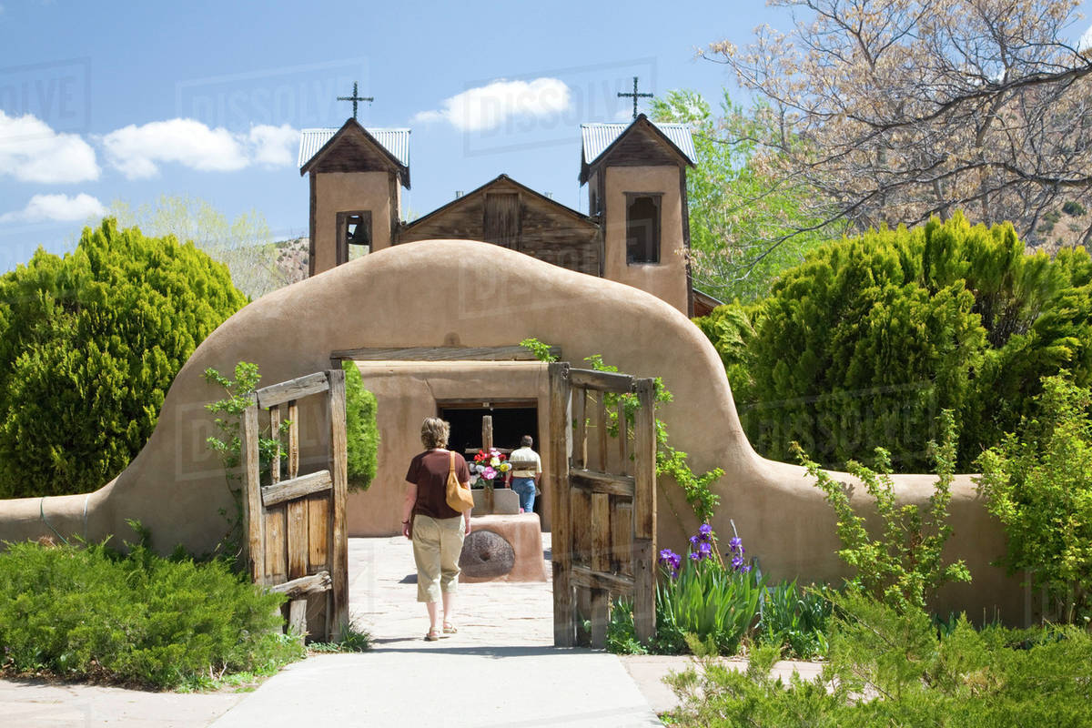 NM, New Mexico, Chimayo, El Santurario de Chimayo, known as Little Lourdes due to its reputation