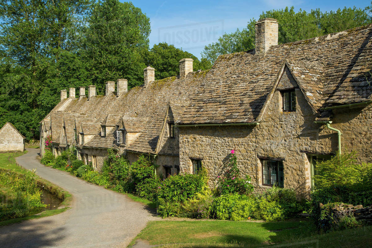 Arlington Row homes originally built for the local weavers, Bibury