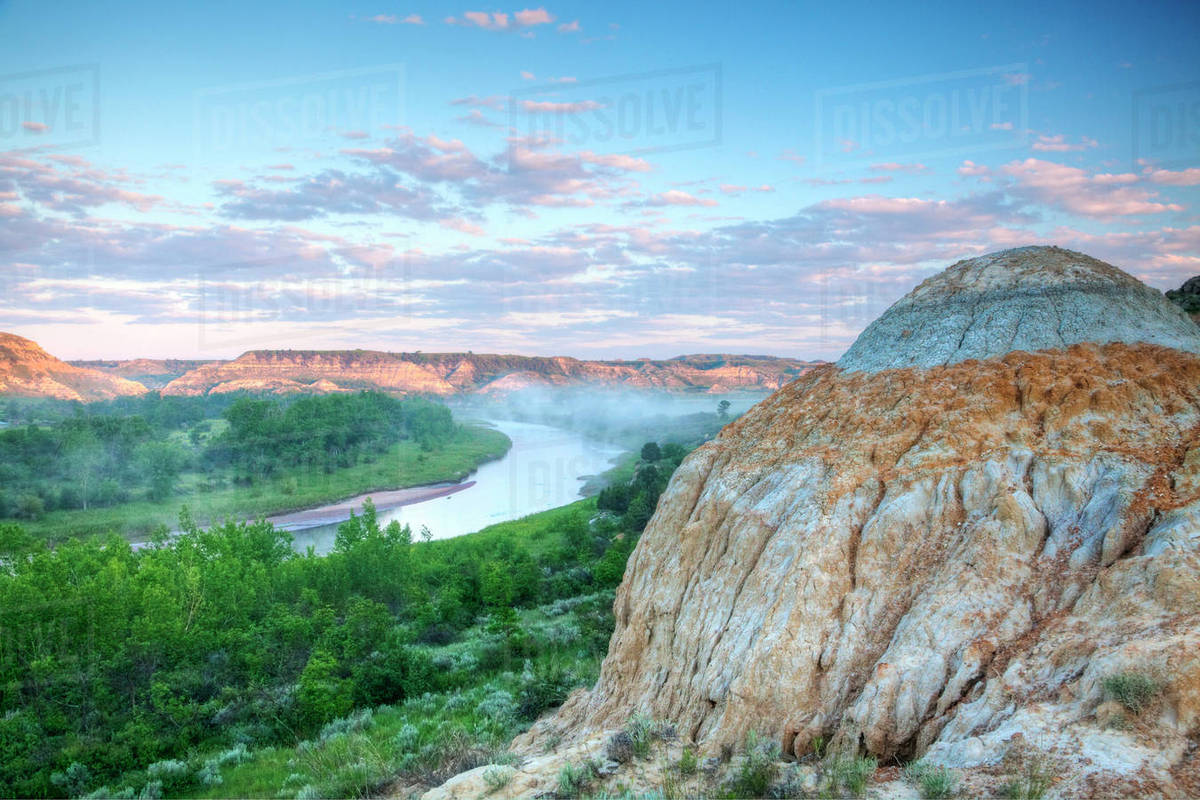 The Little Missouri River at the Little Missouri National Grasslands