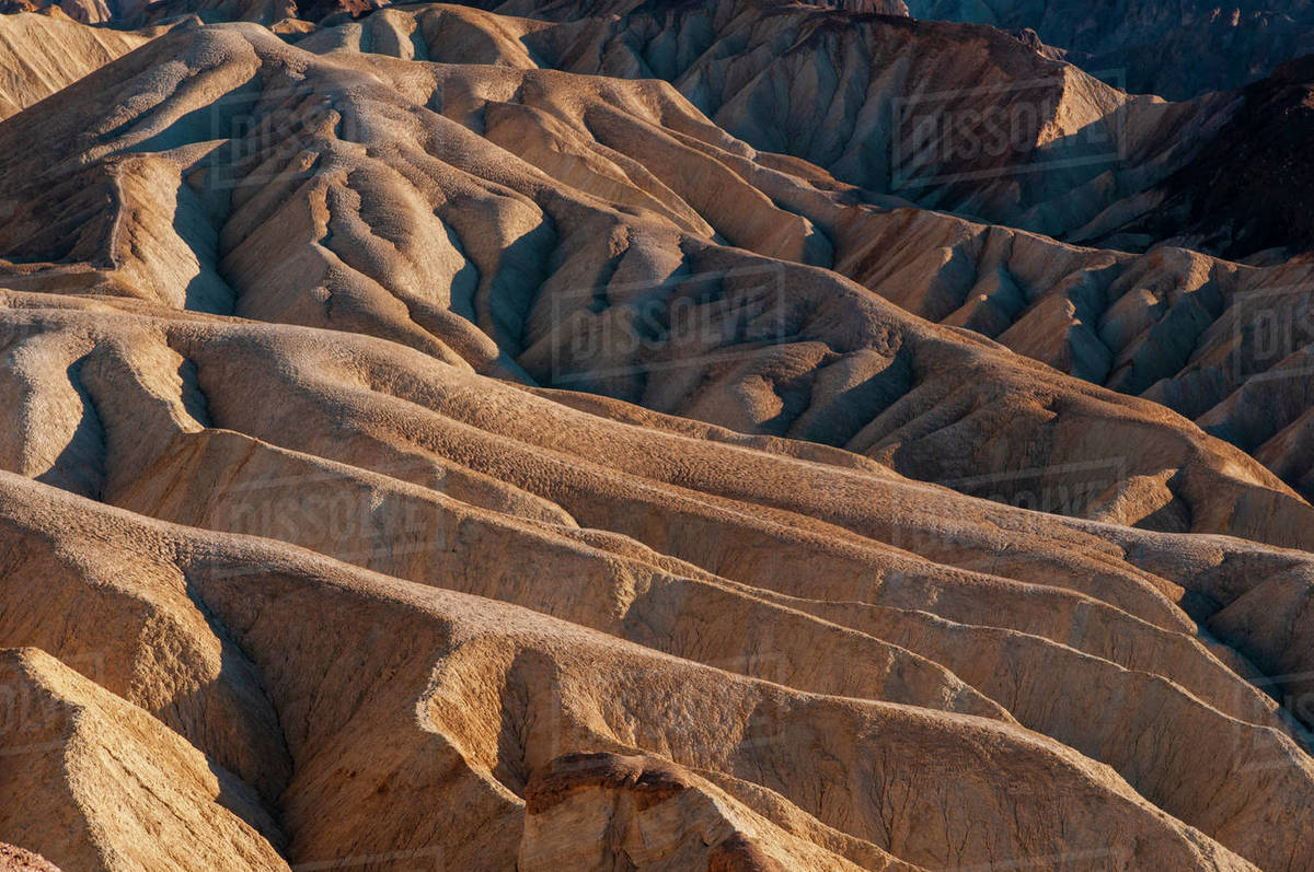 Zabriskie Point, Death Valley National Park, California ...