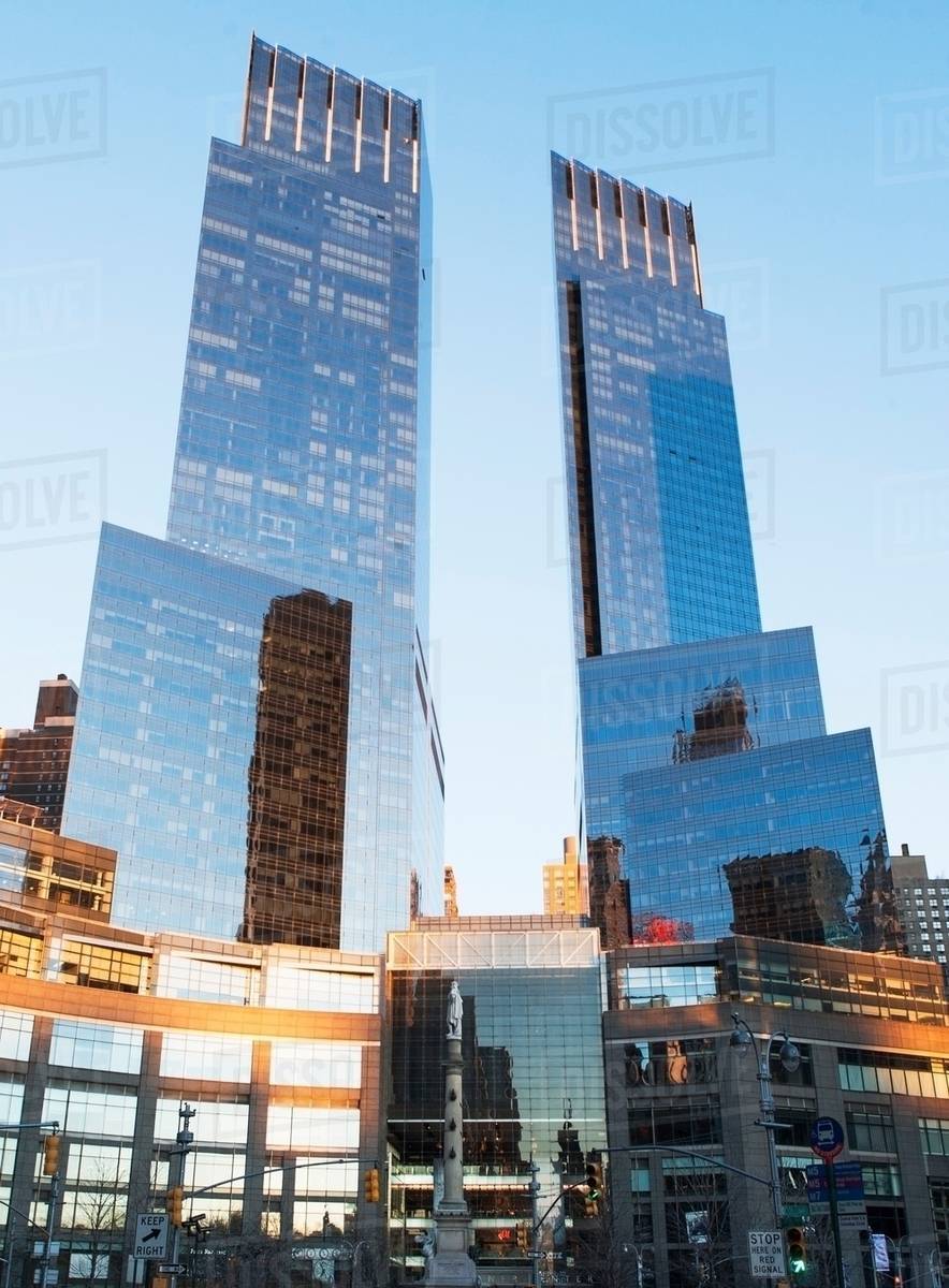 Time Warner Center, New York City, USA Stock Photo Dissolve