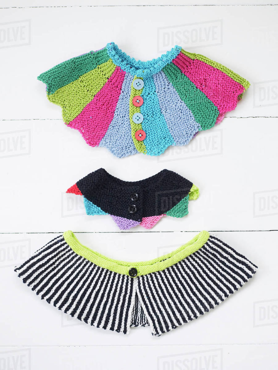 Knitted collars Stock Photo Dissolve