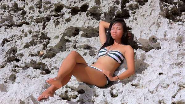 exotic sexy asian Huge dick in a black pussy