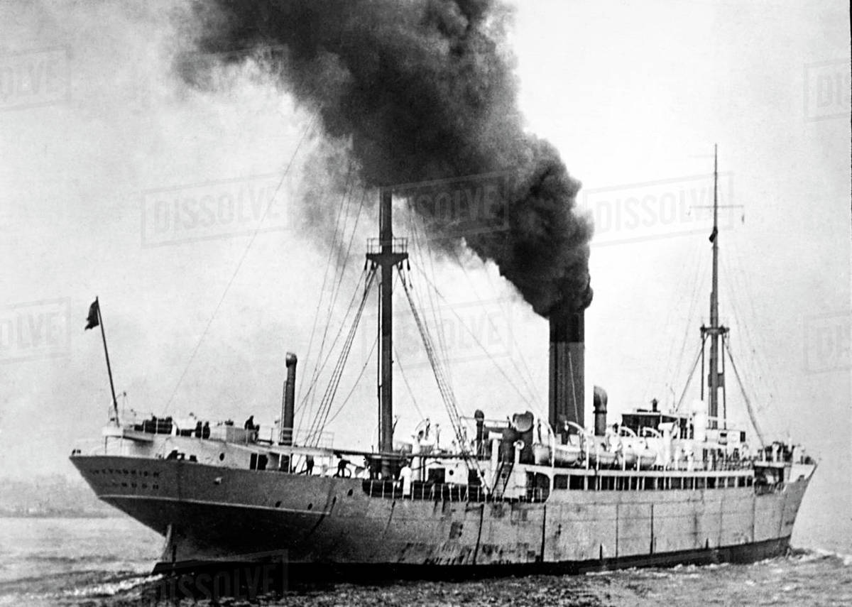 Magic lantern slide WW1, 1914-1918, World war one images,SMS Möwe ...