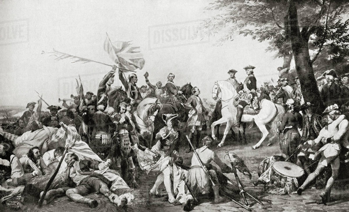 The Battle Of Fontenoy 11 May 1745 A Major Engagement Of The War Of The Austrian Succession From Hutchinsons History Of The Nations Published - 