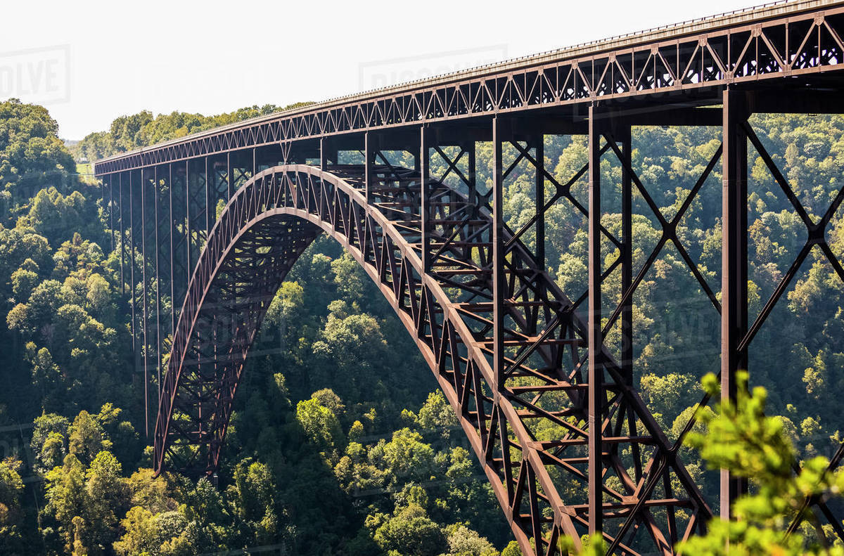 The New River Bridge Is A Steel Arch Bridge 3,030 Feet Long Over