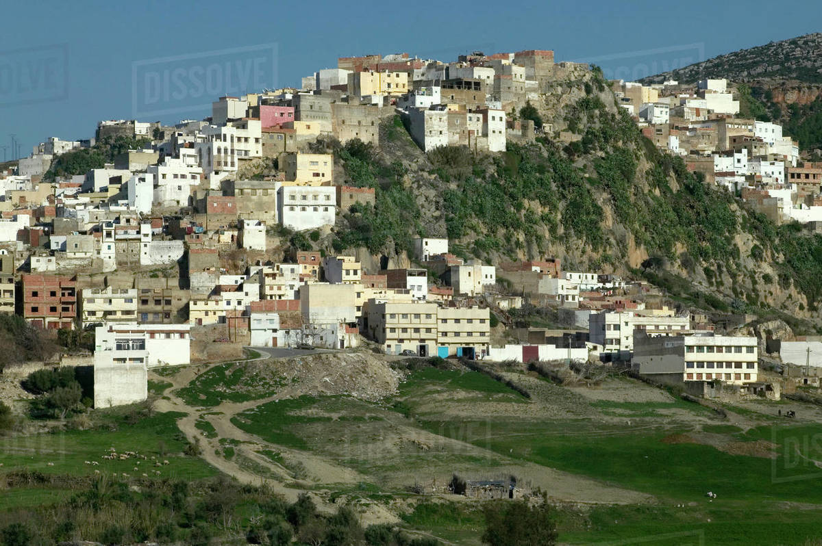 Moulay Idriss, Moulay Idriss,Morocco Stock Photo Dissolve