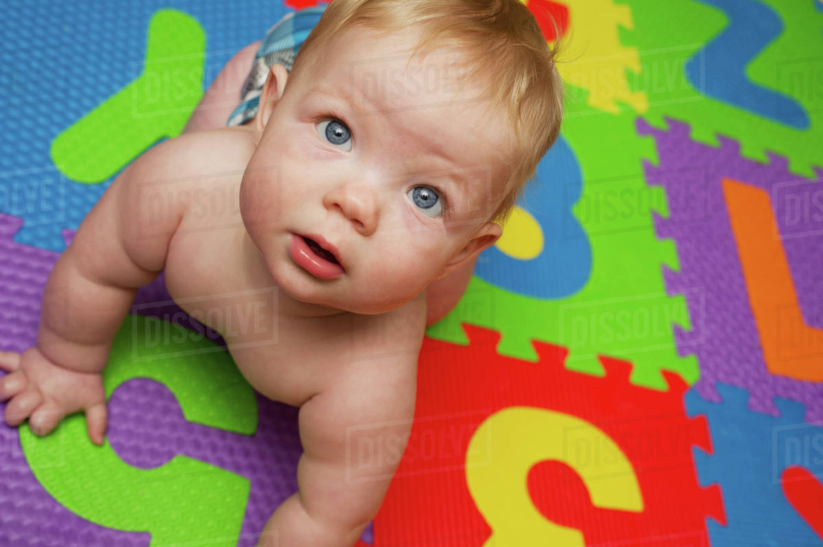 colourful play mat