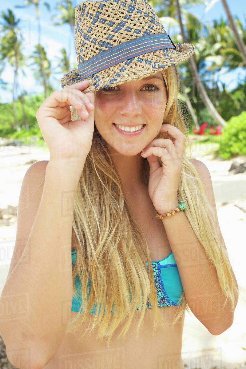 bathing suit and hat;Maui hawaii 
