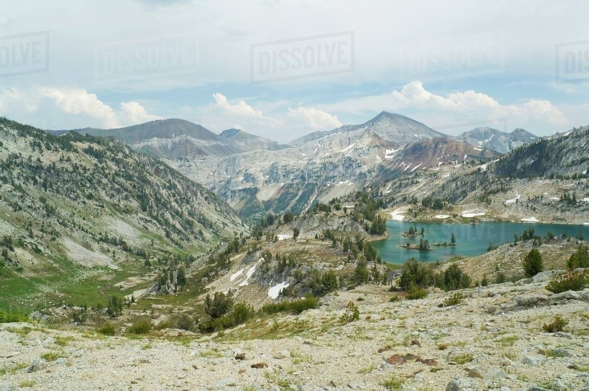 Eagle Cap Wilderness, Oregon, United States Of America; Glacier Lake ...