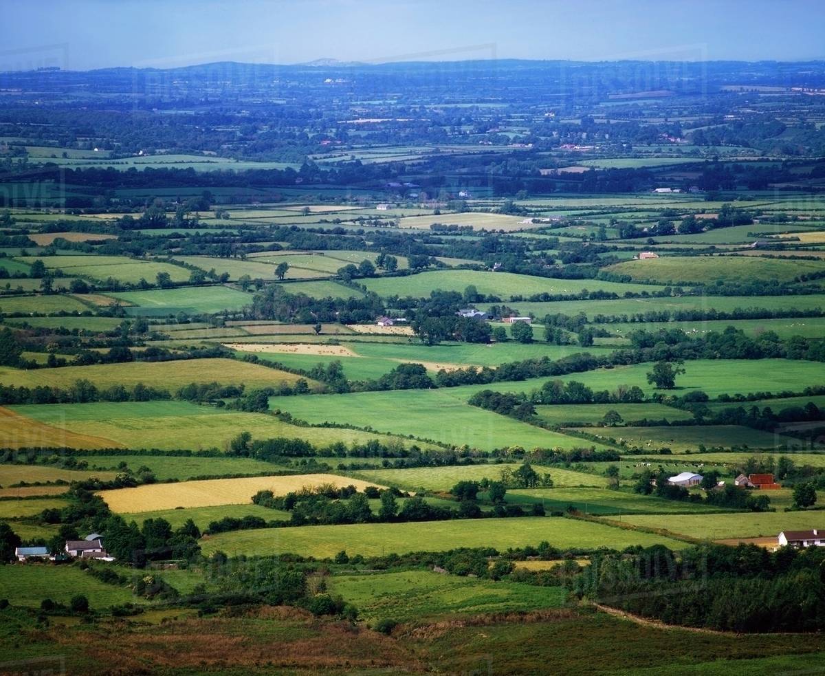 Golden Vale, County Tipperary, Ireland Stock Photo Dissolve