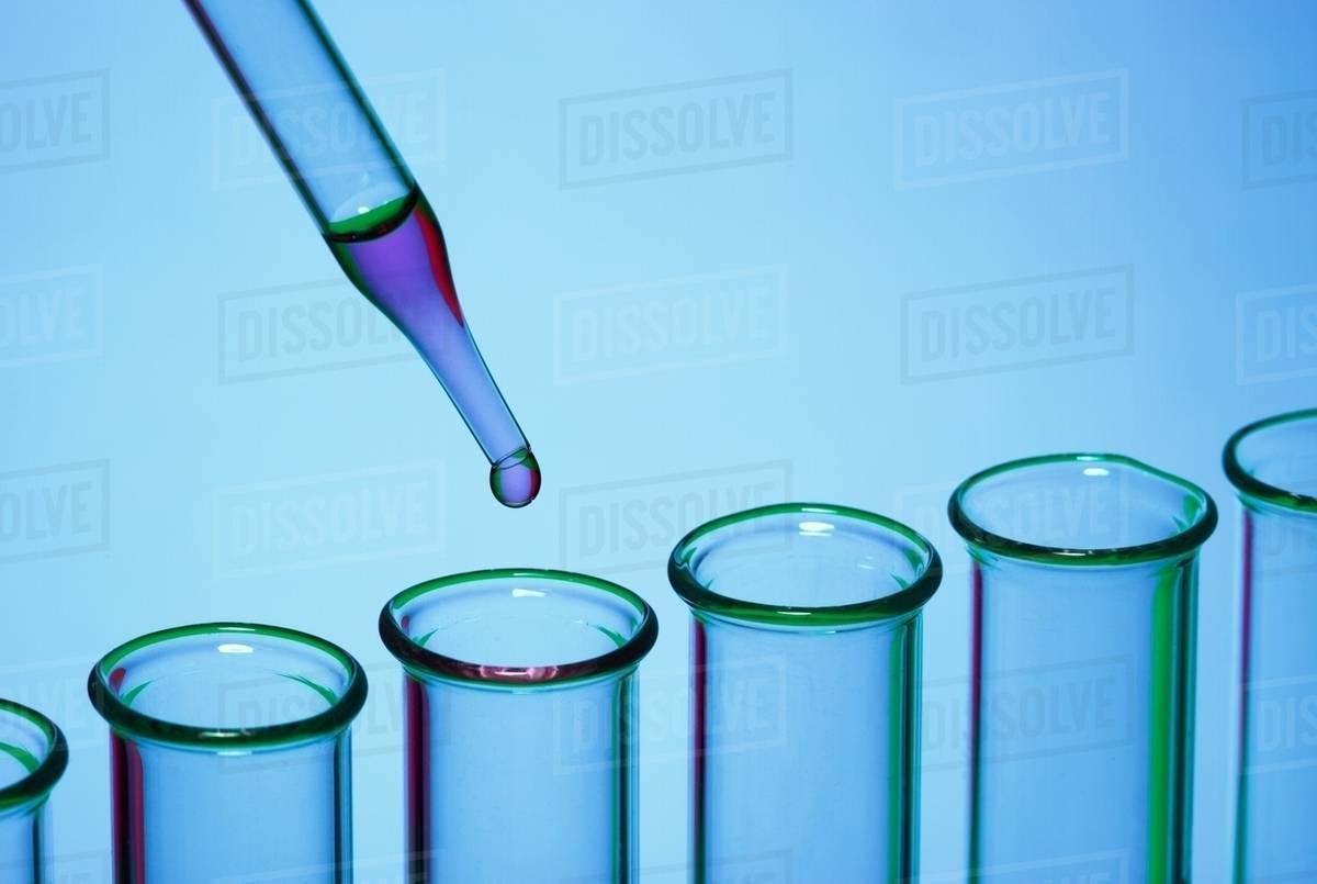 Pipetting a dropper pipette is used to transfer a small amount of