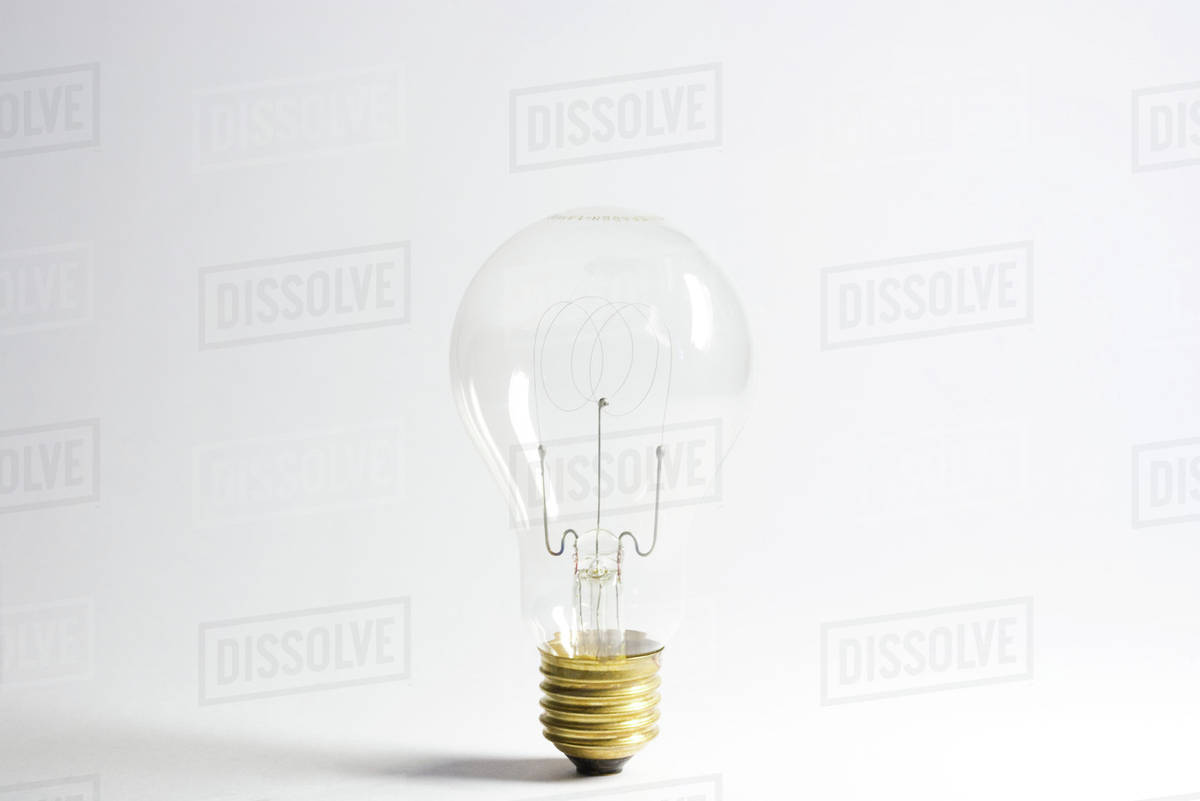 Light bulb, closeup Stock Photo Dissolve